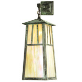 Craftsman/Mission Stillwater Double Bar Elongated Hanging Wall Sconce - Meyda 20112