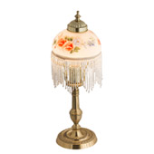 Victorian Rose Bouquet Roussillon 6" Wide Mini Lamp - Meyda 202647