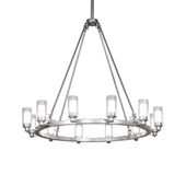Transitional Loxley 46" Wide 12 Light Chandelier - Meyda 203297