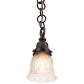 Traditional Revival 4.25" Wide Gas & Electric Mini Pendant - Meyda 203682