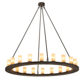 Transitional Loxley 60" Wide 20 Light Chandelier - Meyda 211438