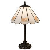 Tiffany Roses 21" High Table Lamp - Meyda 218840