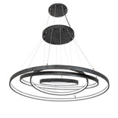 Contemporary Anillo 60" Wide LED 4 Light Cascading Pendant - Meyda 218915
