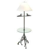 Rustic Loon 65" High W/Glass Table Floor Lamp - Meyda 221612