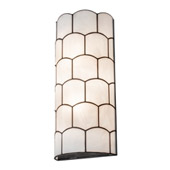 Vincent 8" Wide Honeycomb Wall Sconce - Meyda 221942