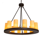 Transitional Loxley 36" Wide 12 Light Chandelier - Meyda 230212
