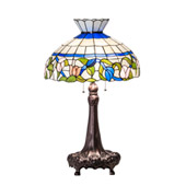 Tiffany Rose Vine 33" High Table Lamp - Meyda 230475