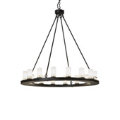 Transitional Loxley 48" Wide 16 Light Chandelier - Meyda 230979