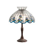 Tiffany Roseborder 26" High Table Lamp - Meyda 232793