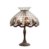 Tiffany Roseborder 26" High Table Lamp - Meyda 232794