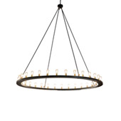 Transitional Loxley 94" Wide 32 Light Chandelier - Meyda 233791