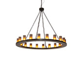 Transitional Loxley 60" Wide 20 Light Chandelier - Meyda 235046