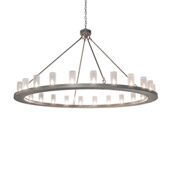 Transitional Loxley 72" Wide 24 Light Chandelier - Meyda 236480