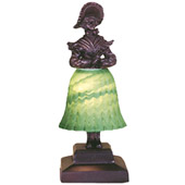 Silhouette 13.5"H Prairie Lady Accent Lamp - Meyda 24094