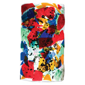 Contemporary Colorito Fused Glass Wall Sconce - Meyda 26342