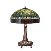 Tiffany Candice 31" High Table Lamp - Meyda 27825