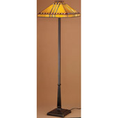 Craftsman/Mission Prairie Corn Floor Lamp - Meyda Tiffany 28397