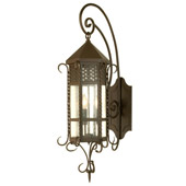 Traditional Castle Hanging Wall Sconce - Meyda 28665
