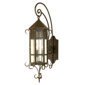 Traditional Castle Hanging Wall Sconce - Meyda 28667