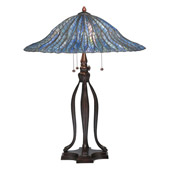 Tiffany Lotus Leaf Table Lamp - Meyda Tiffany 29385