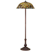 Tiffany Fishscale Floor Lamp - Meyda 30456