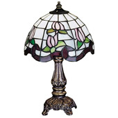 Tiffany Roseborder Mini Lamp - Meyda 31210