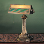Traditional Gothic Bankers Lamp - Meyda 31300