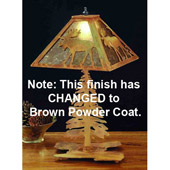 Rustic Pine Tree Mica Table Lamp - Meyda Tiffany 32519