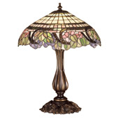 Tiffany Handel Grapevine Table Lamp - Meyda 38516