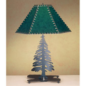 Rustic Tall Pines Table Lamp - Meyda 38884
