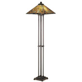 Craftsman/Mission Knotwork Floor Lamp - Meyda 48023