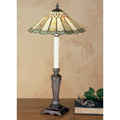 Tiffany Jadestone Carousel Buffet Lamp - Meyda Tiffany 48384