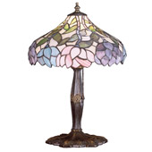 Tiffany Wisteria Accent Lamp - Meyda 52134