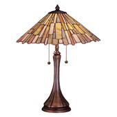 Tiffany Jadestone Delta Table Lamp - Meyda 52158