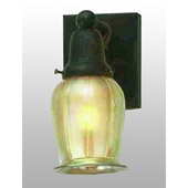 Traditional Oyster Bay Favrile Wall Sconce - Meyda 56496