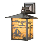 Craftsman/Mission Seneca Lighthouse Hanging Wall Sconce - Meyda 63590