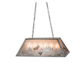 Rustic Catch Of The Day 72"L Oblong Pendant - Meyda 65180