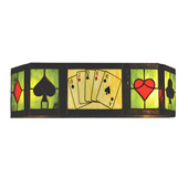 Novelty Texas Hold'Em Vanity Light - Meyda 65228
