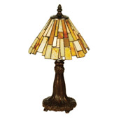 Tiffany Jadestone Delta Mini Lamp - Meyda 69762