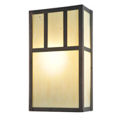 Craftsman/Mission Hyde Park Double Bar Wall Sconce - Meyda 70025