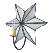 Traditional Mirrored Star Wall Sconce - Meyda 73448