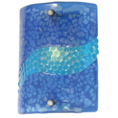 Contemporary Pietre Fused Glass Wall Sconce - Meyda 81667
