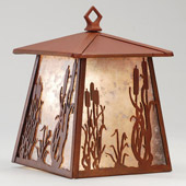 Rustic Reeds & Cattails Wall Sconce - Meyda 82660