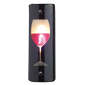 Contemporary Vino Fused Glass Wall Sconce - Meyda 98354