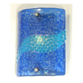 Contemporary Fused Glass Marea Wall Sconce - Meyda 98904