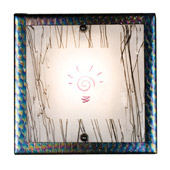 Contemporary Fused Glass Imagination Wall Sconce - Meyda 99276