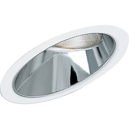Progress Lighting P8001-21 8 In. Reflector Trim For Sloped Ceiling Recessed Light