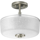 Transitional Alexa Semi-Flush Ceiling Fixture - Progress Lighting P2851-09