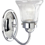 Classic/Traditional Economy Fluted Glass Wall Sconce - Progress Lighting P3287-15