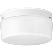 Transitional White Glass Flush Mount Ceiling Fixture - Progress Lighting P3520-30